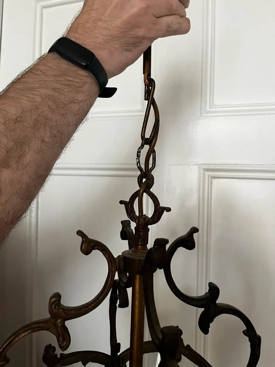 Antique lantern ceiling light - Image 4