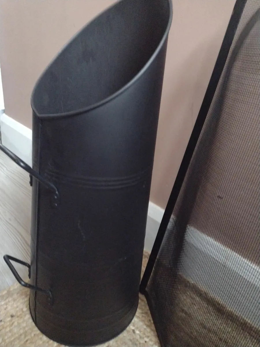 As new Coal Scuttle & spark guard - Image 2
