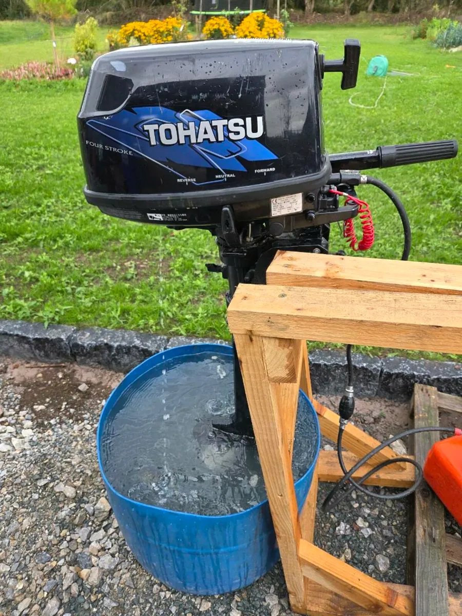 5hp Tohatsu Outboard - Image 2