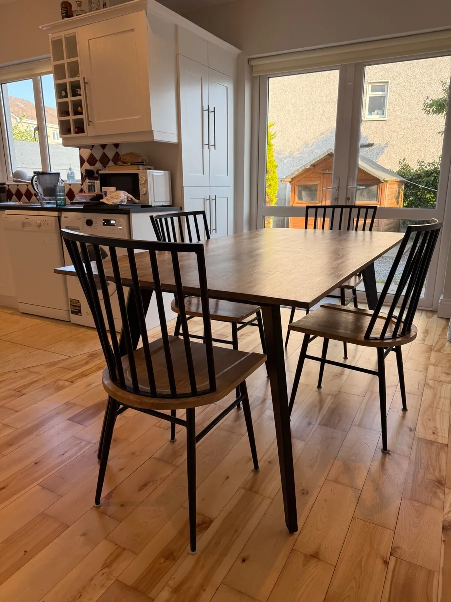Dining Table  + 4 Chairs - Image 2