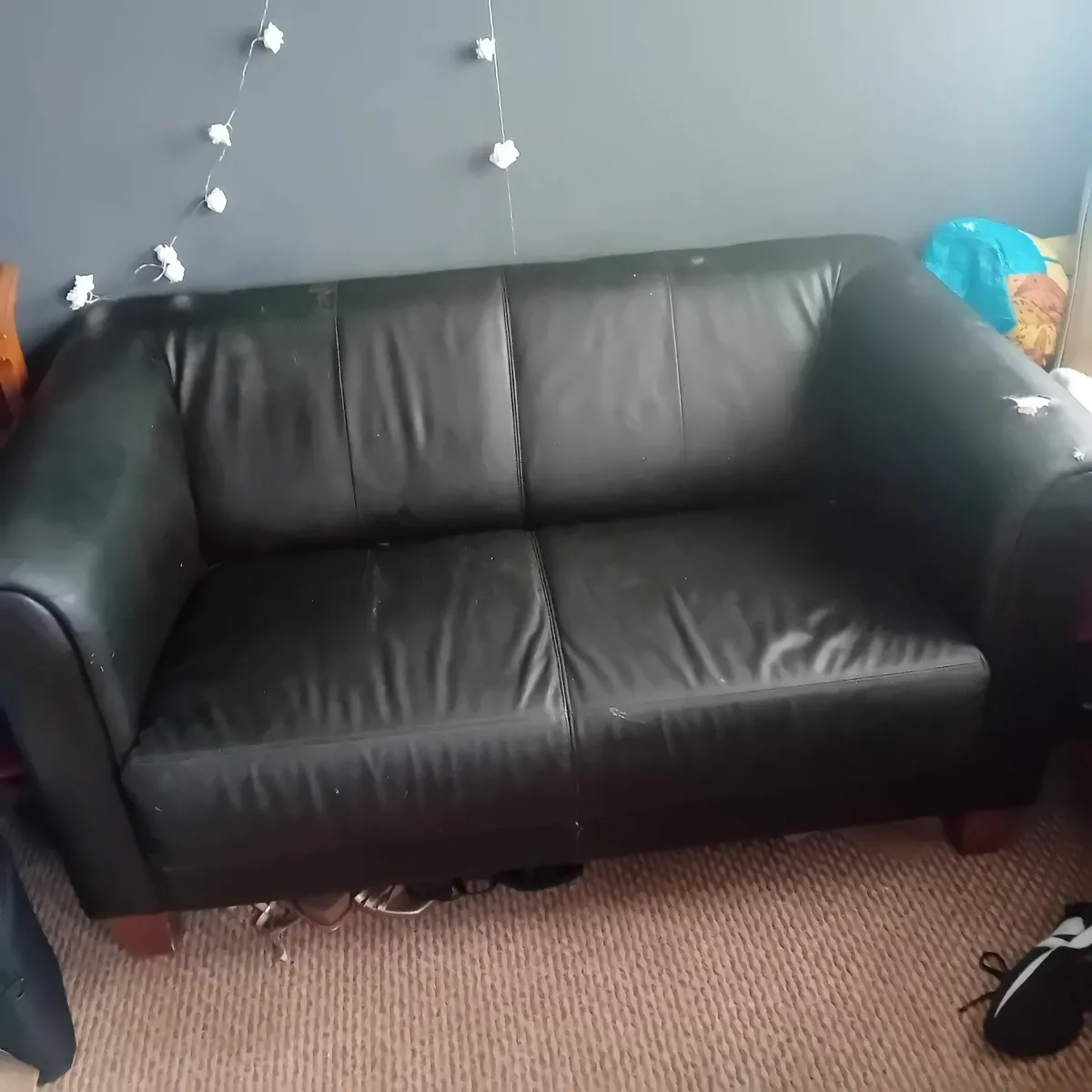 Leather couch - Image 1