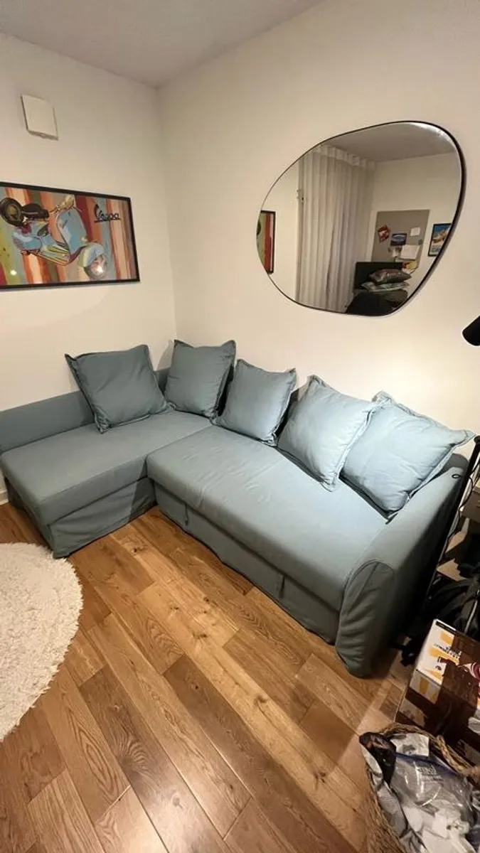 3 seat corner sofa bed with storage - Image 1