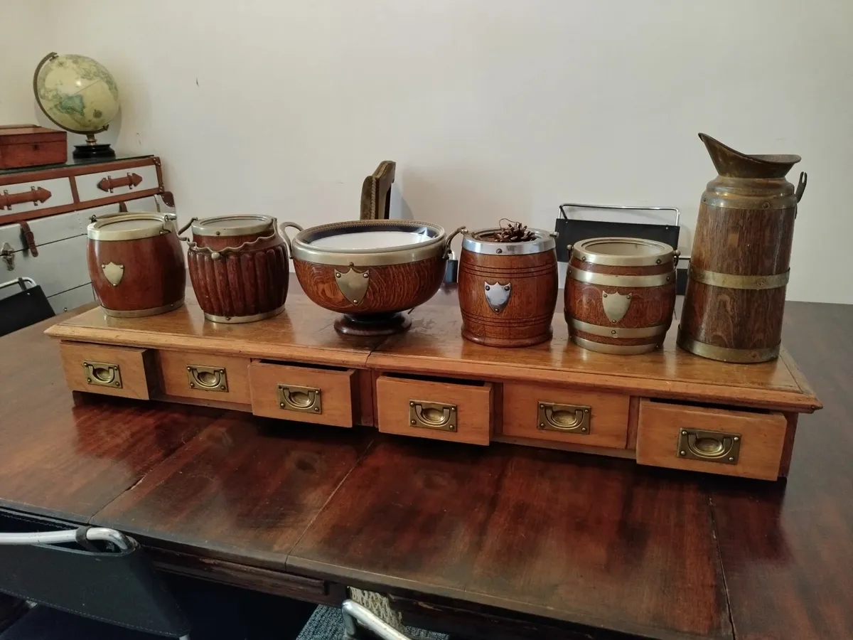 Antique biscuit barrel - Image 1