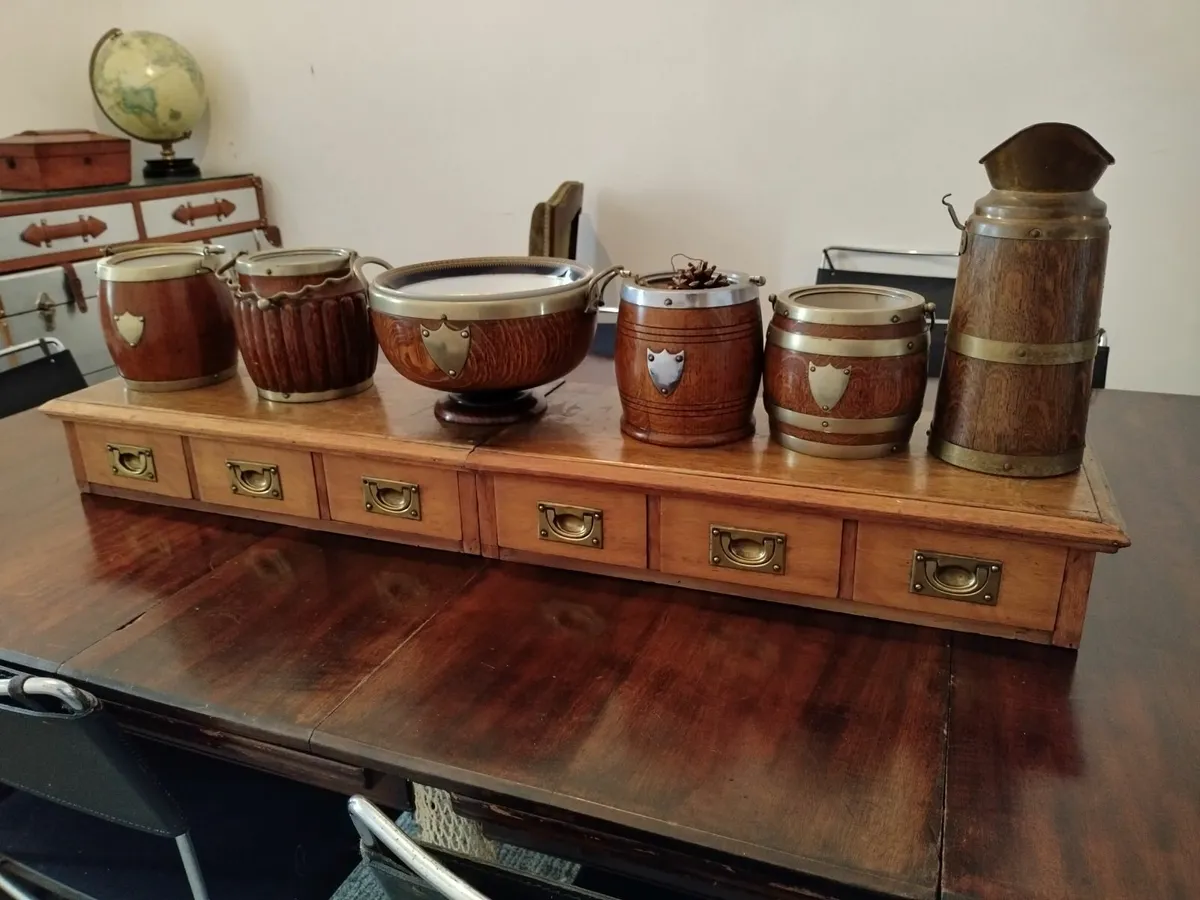 Antique biscuit barrel - Image 2