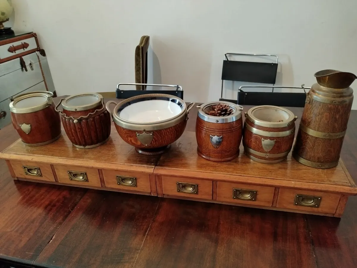 Antique biscuit barrel - Image 3