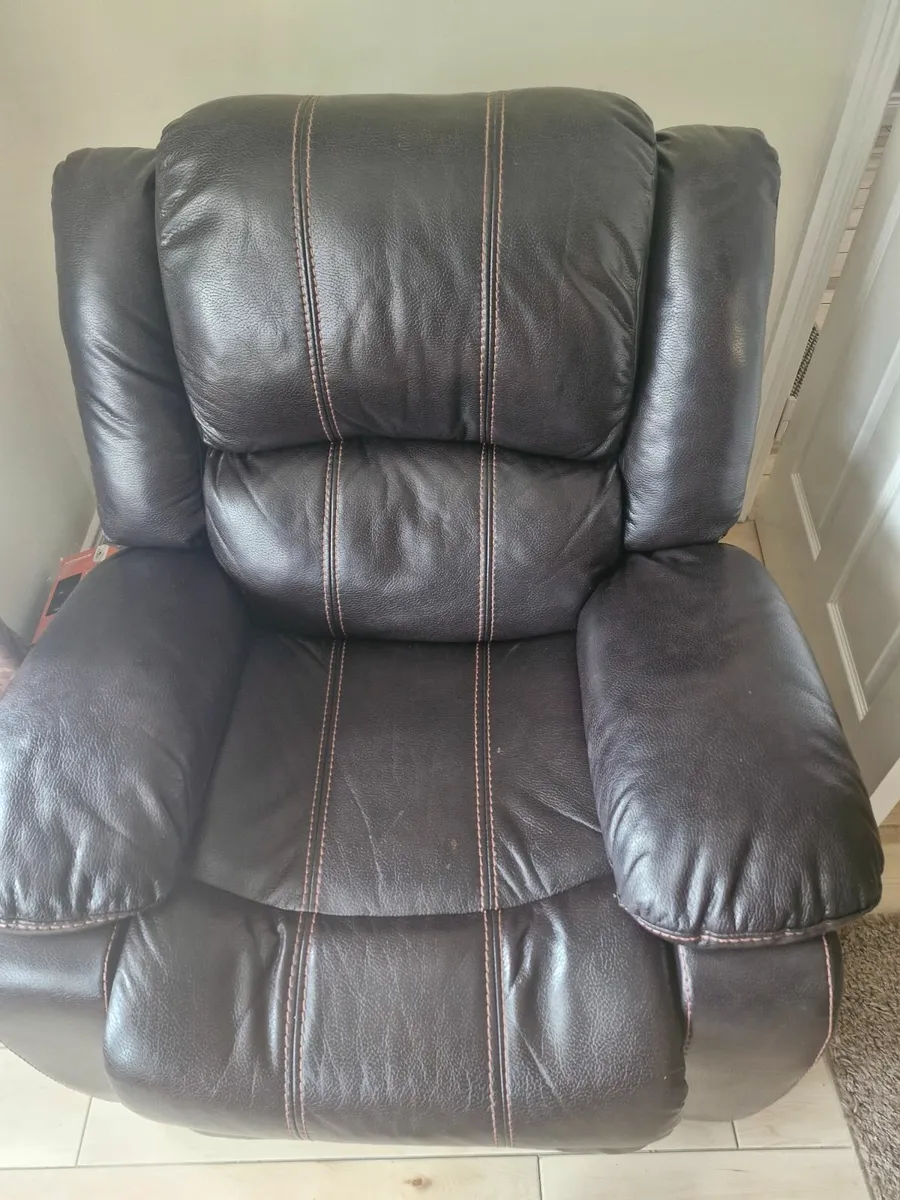 Couch and 2 Recliner Chairs - Image 2