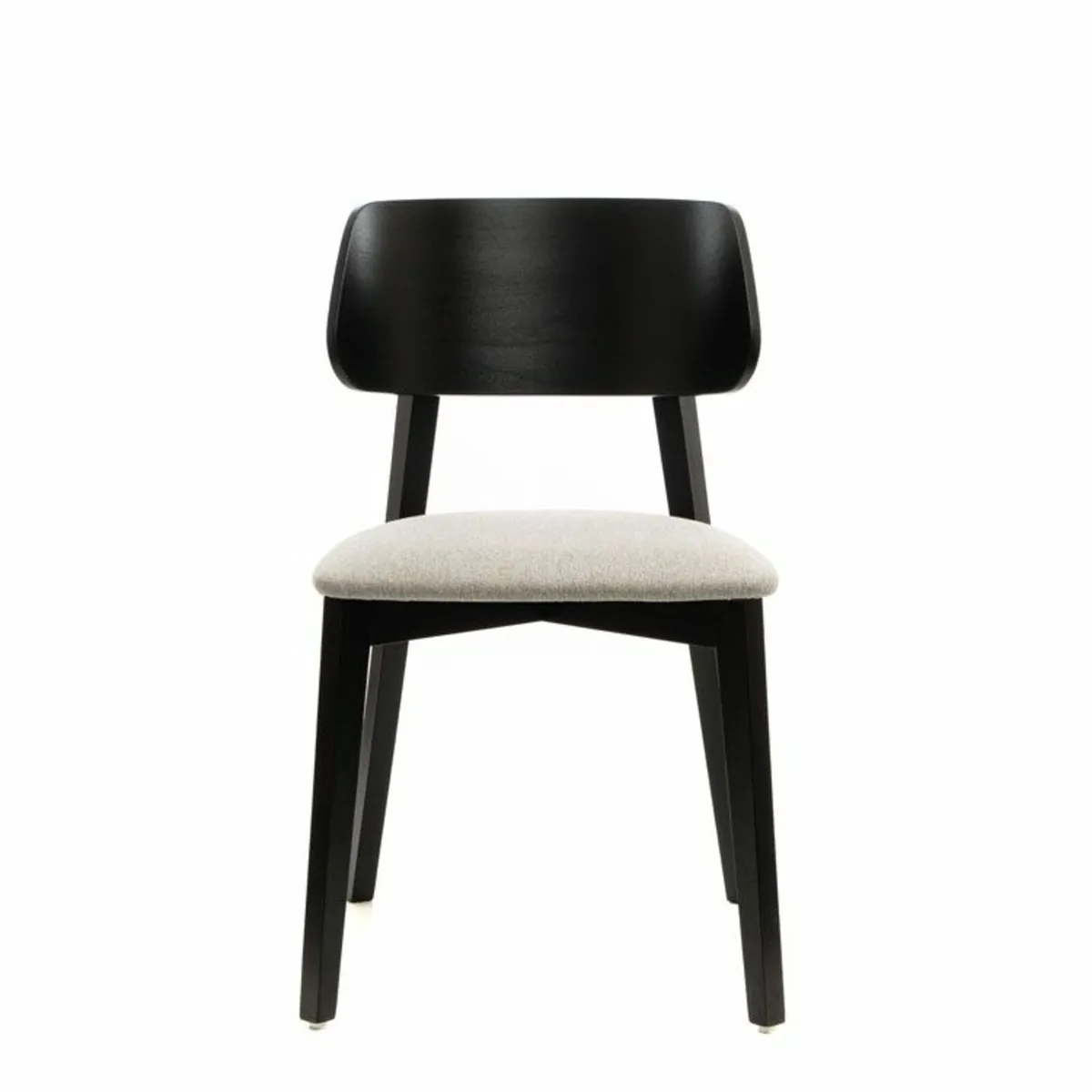 The Arlo Mid-Century Modern Dining Chair in Black - Image 4
