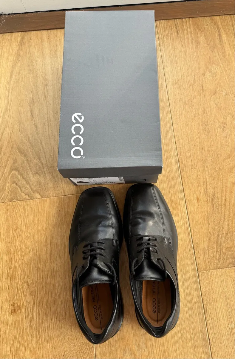 Ecco Mens Black Shoes - Image 2