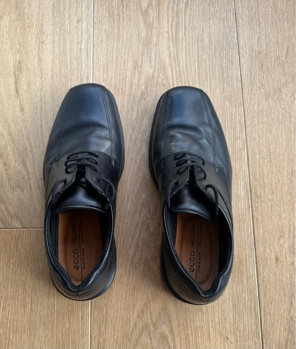 Ecco Mens Black Shoes - Image 3