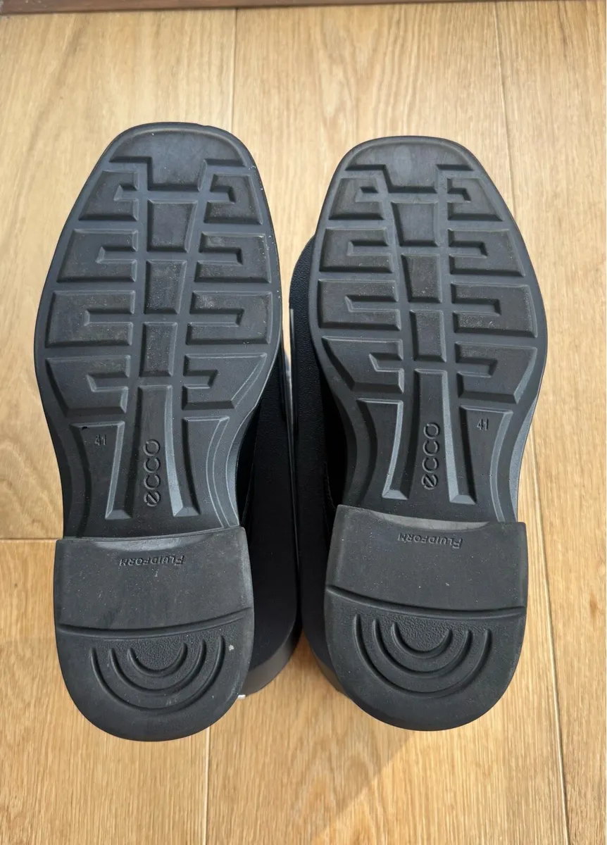 Ecco Mens Black Shoes - Image 4