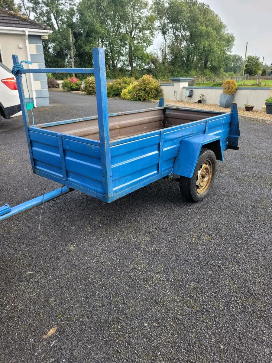 7 by 3 foot 6 single wheel trailer - Image 2