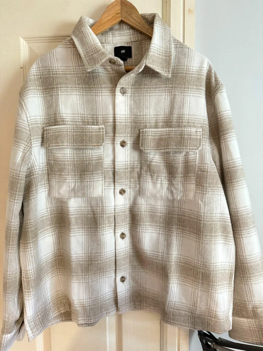 H&M Flannel Overshirt regular fit - Image 1