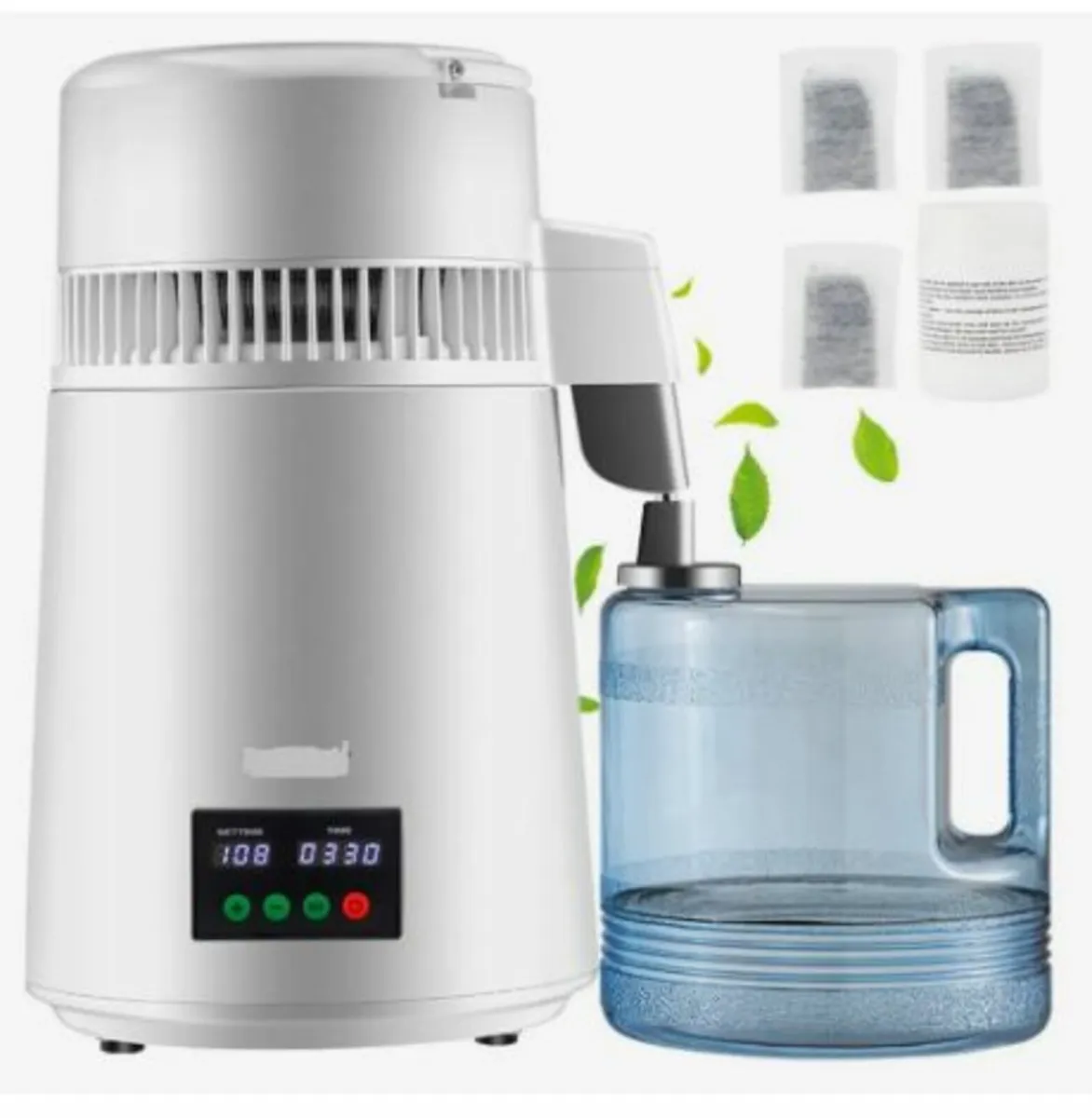 4L Water Distiller 1L/H Distilled - Image 1