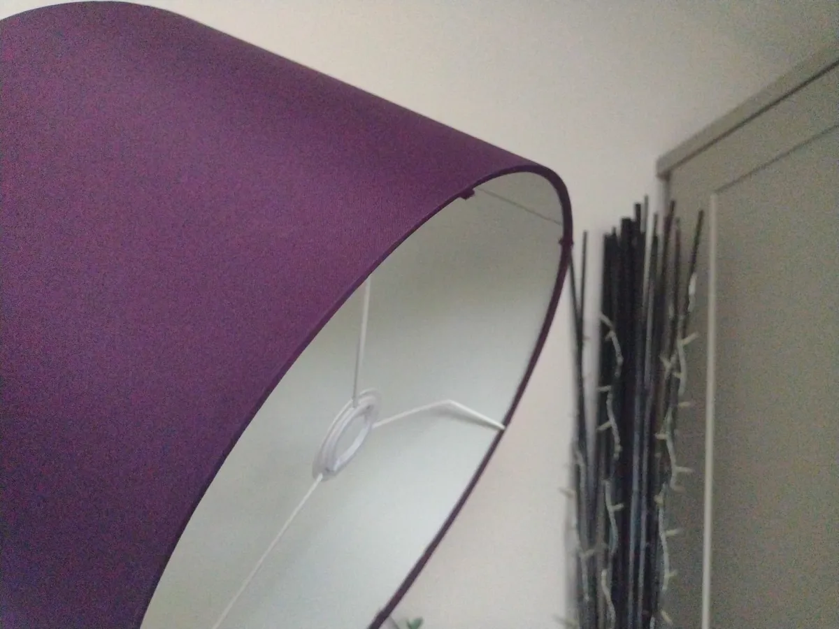 Large purple lamp/ceiling shade - Image 3