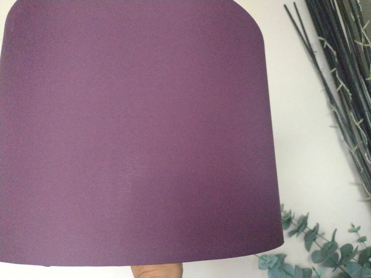 Large purple lamp/ceiling shade - Image 1