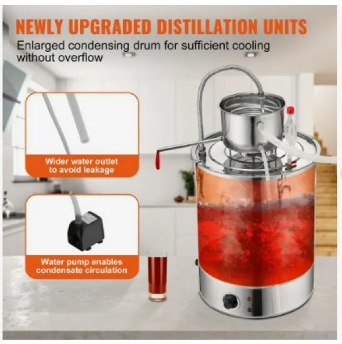 Essential Oil Still Water Distiller 49.2L - Image 4