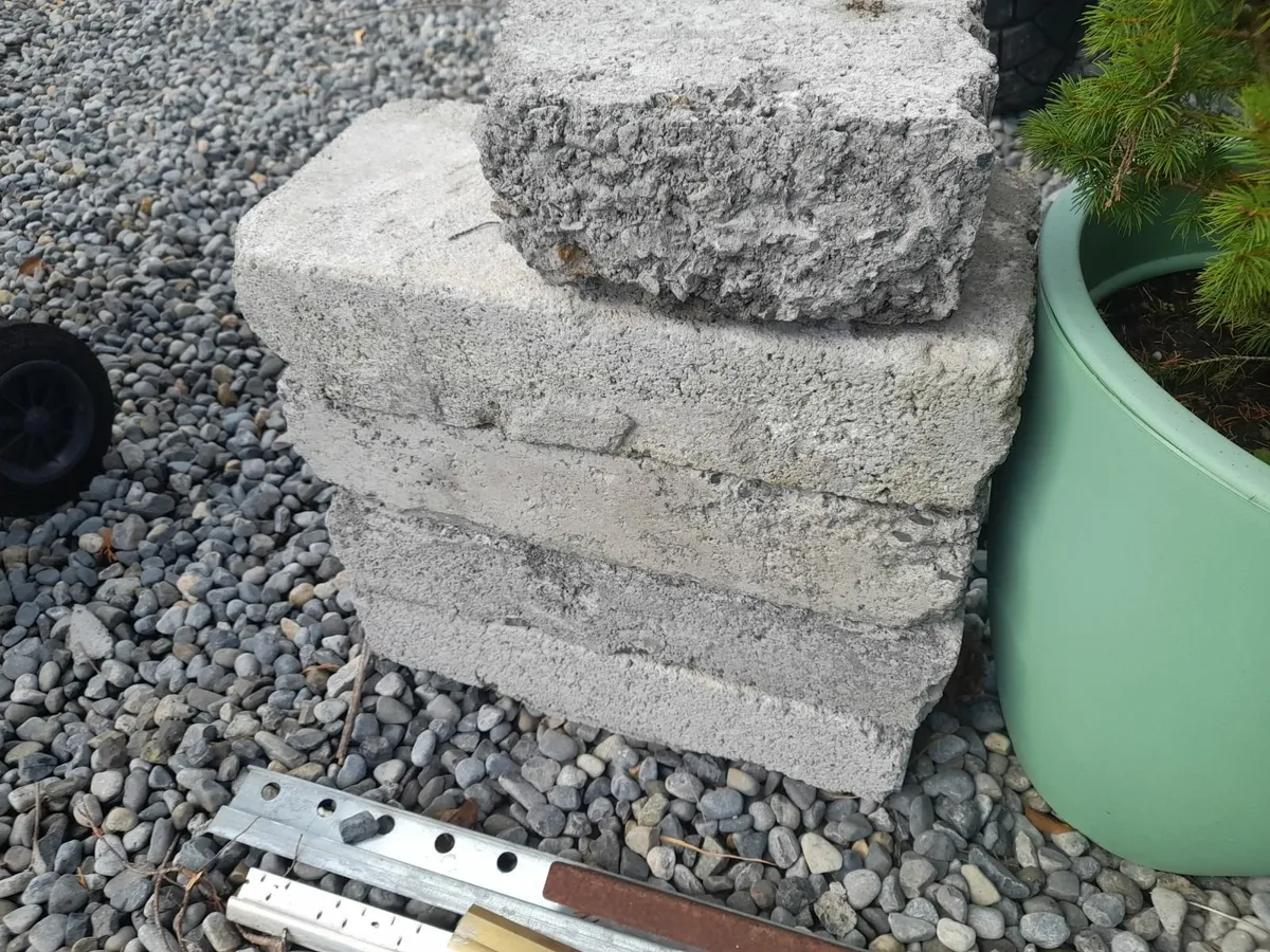 x16 concrete blocks - refurbished/salvaged - Image 1