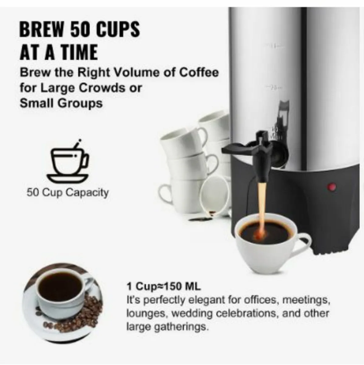 Commercial Coffee Urn 50 Cup - Image 2
