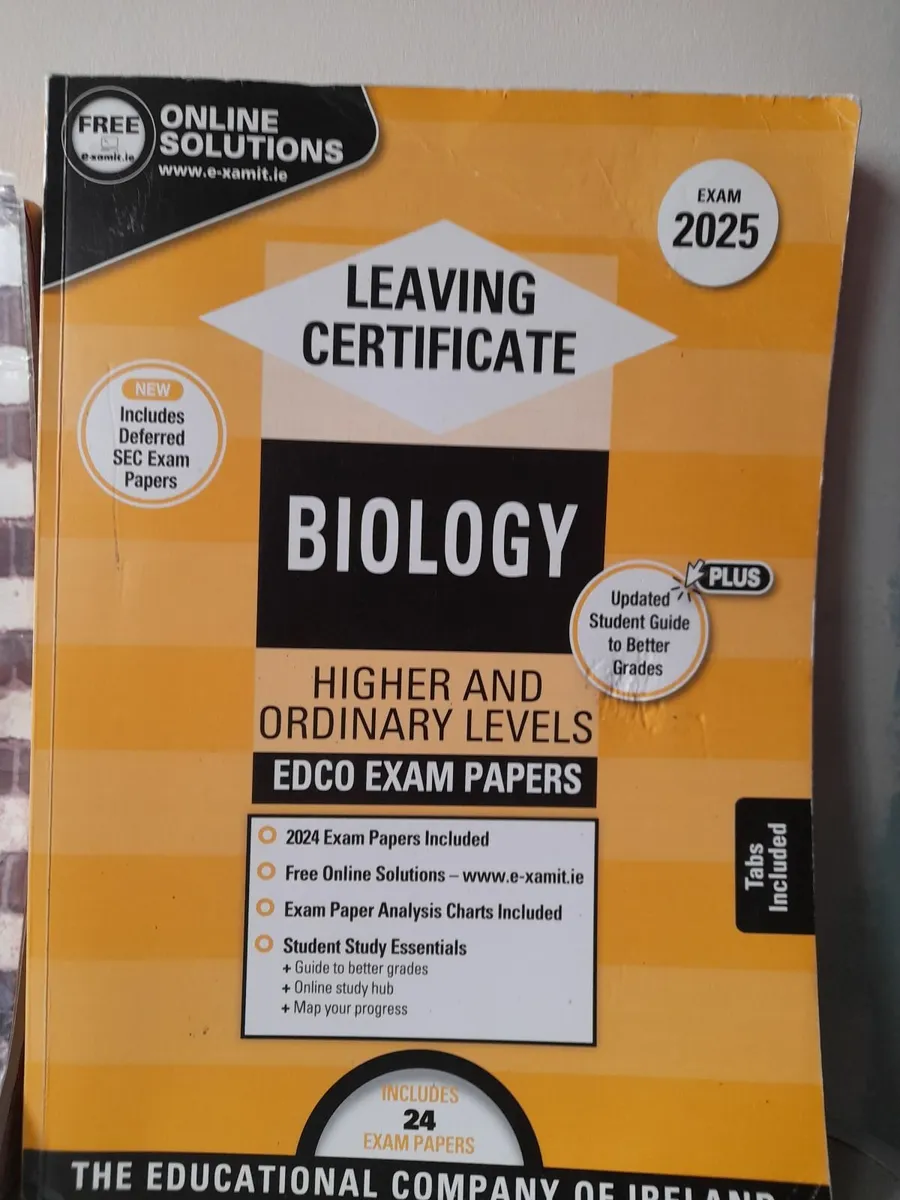 Leaving Cert Biology higher + ordinary textbook 25