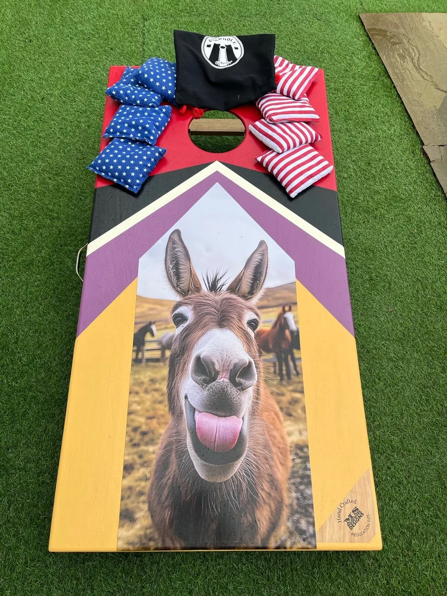 Cornhole Board Game, Throwing Bag Game - Image 1
