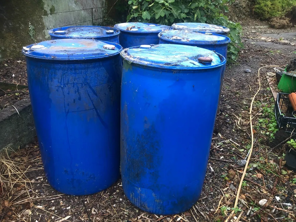 Large Plastic Barrels - Image 2