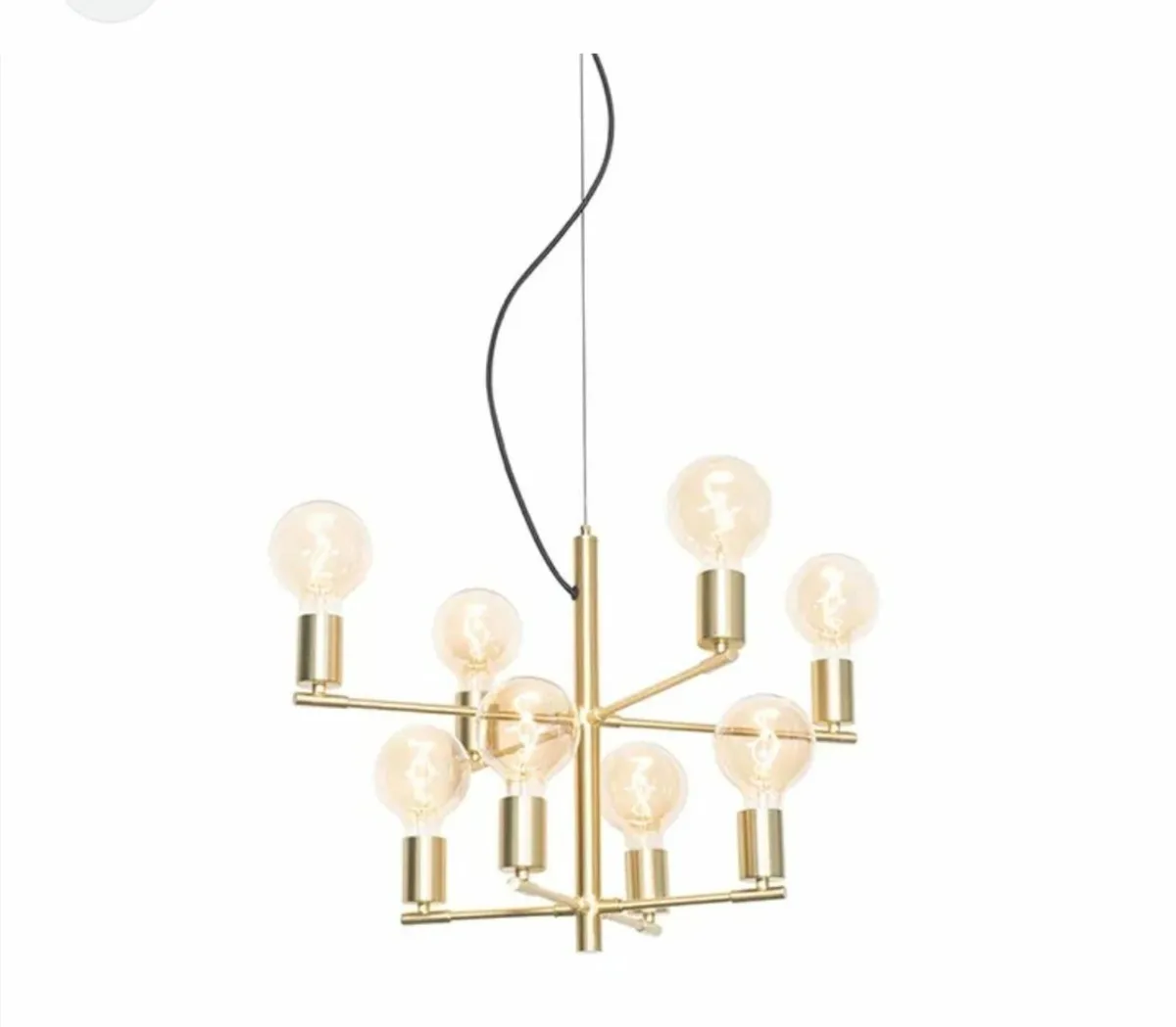 Modern hanging lamp gold 8-lights - Osprey - Image 1