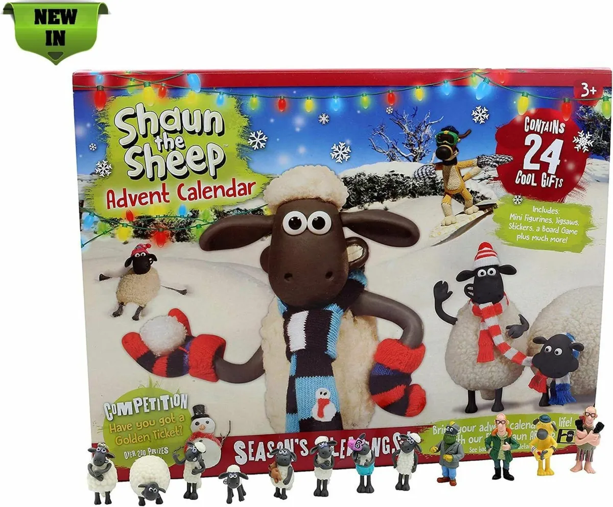 New:  Shaun the Sheep Advent Calendar