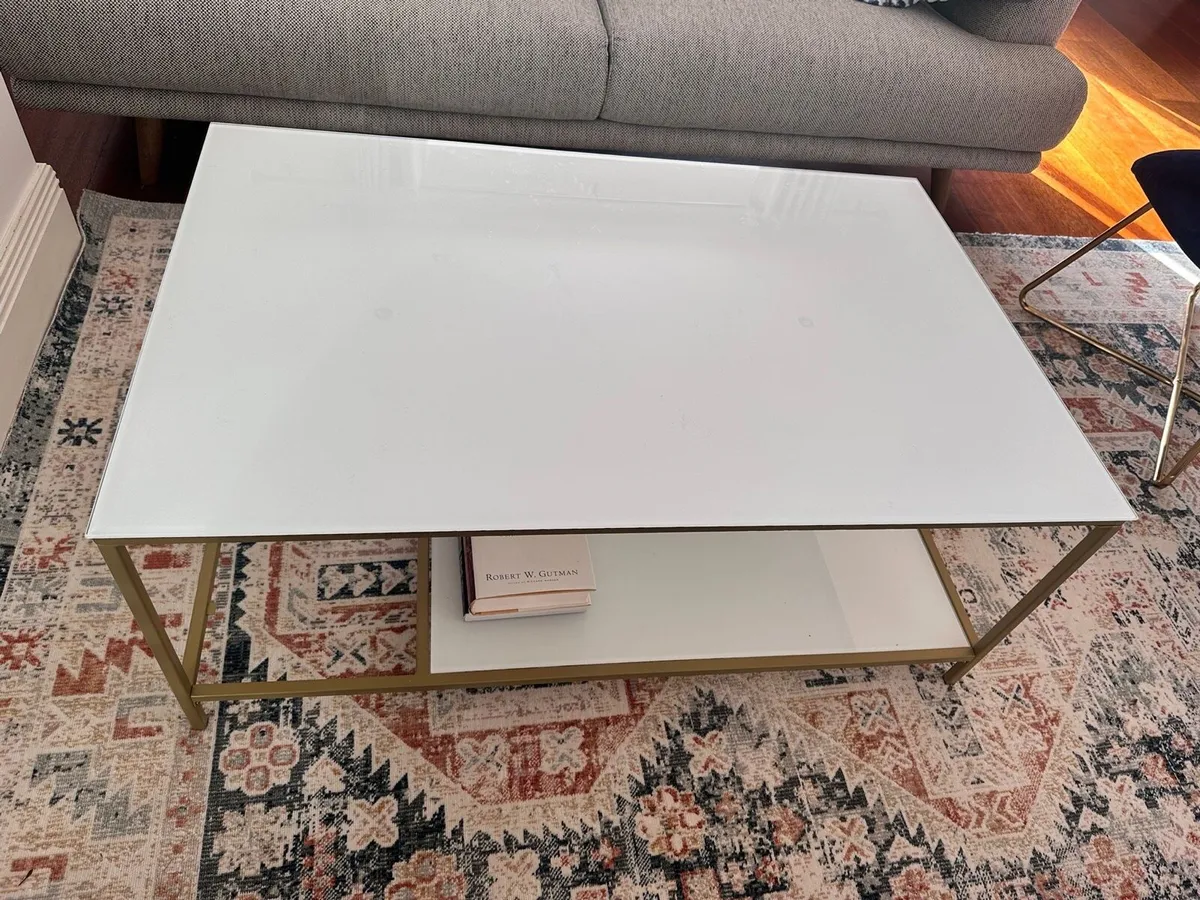 Glass-top coffee table - Image 2