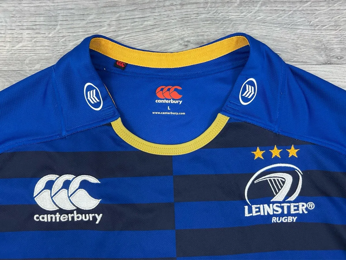Canterbury Leinster Rugby Jersey Shirt Mens Large - Image 4