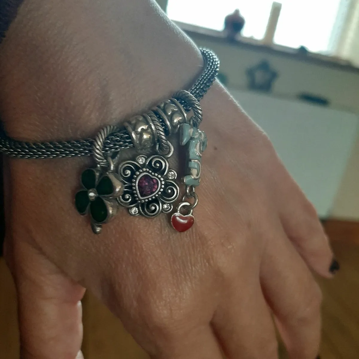 Brighton charm bracelet with 3 charms - Image 3