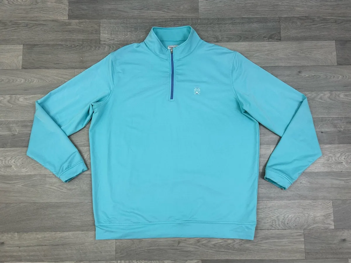 Peter Millar The Island Golf Club Half Zip Jumper - Image 1