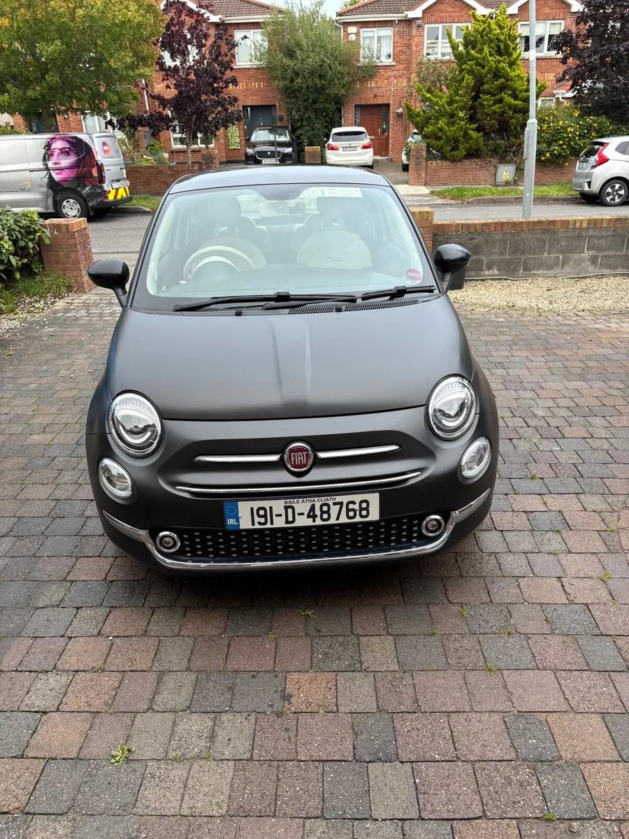 Mint Green/Black Fiat 500 - Image 2