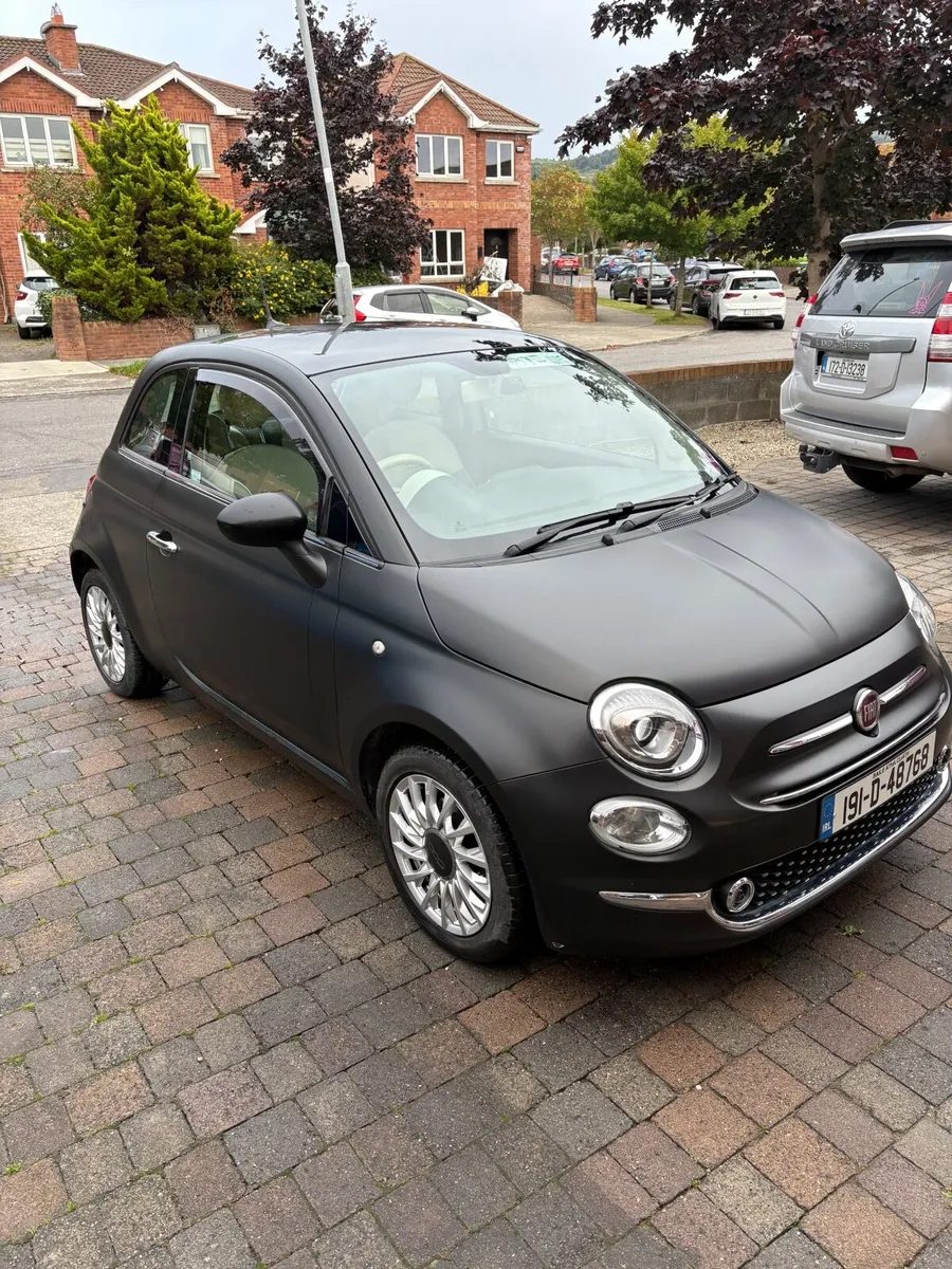 Mint Green/Black Fiat 500 - Image 3