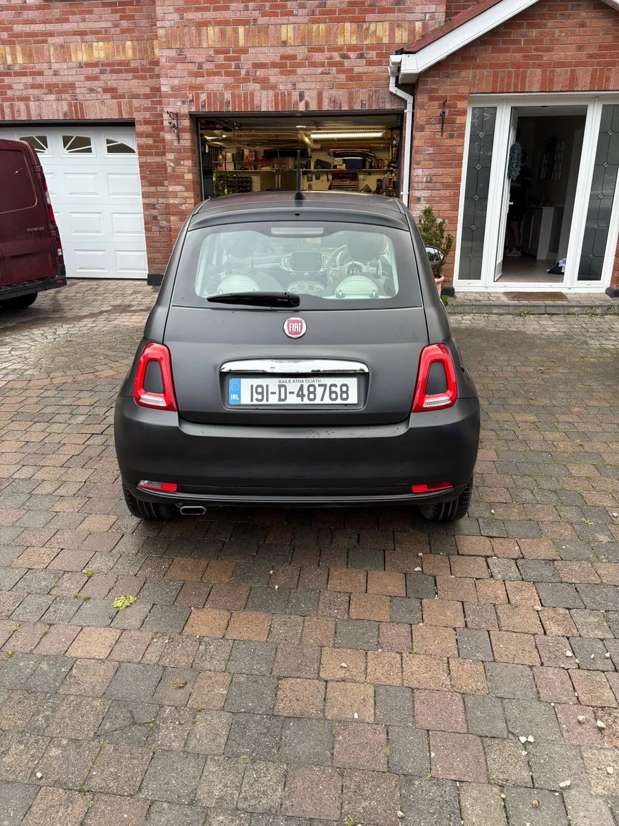 Mint Green/Black Fiat 500 - Image 4