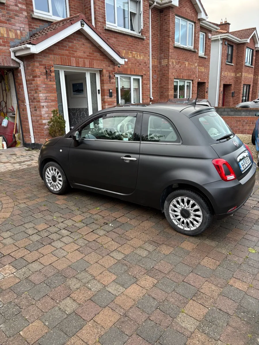 Mint Green/Black Fiat 500 - Image 4