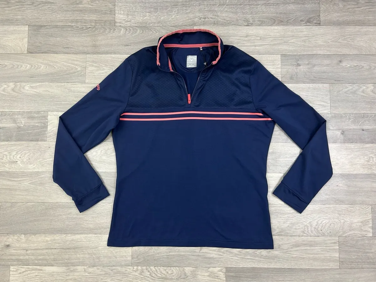 Callaway Half Zip Golf Jumper Mens Medium - Image 1