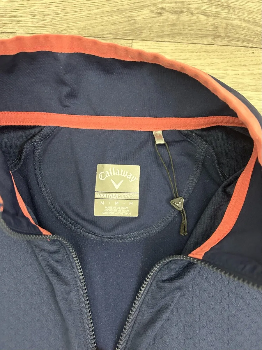 Callaway Half Zip Golf Jumper Mens Medium - Image 4