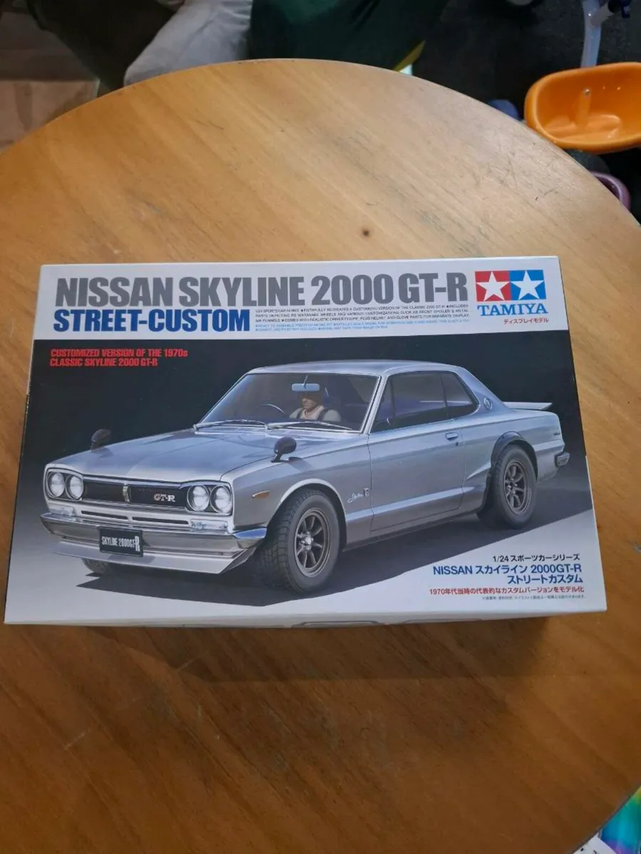 Tamiya 1:24 nissan skyline 2000 gt-r street custom - Image 1
