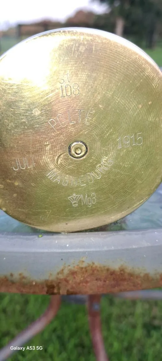 3 Old brass  shells - Image 4