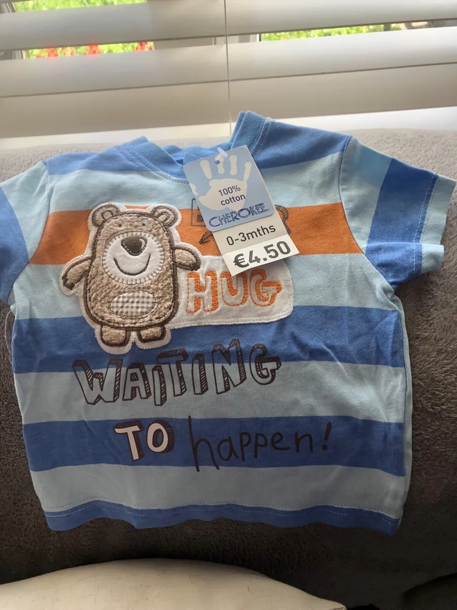 Boys BNWT teeshirt 0:3 mths €3 - Image 1