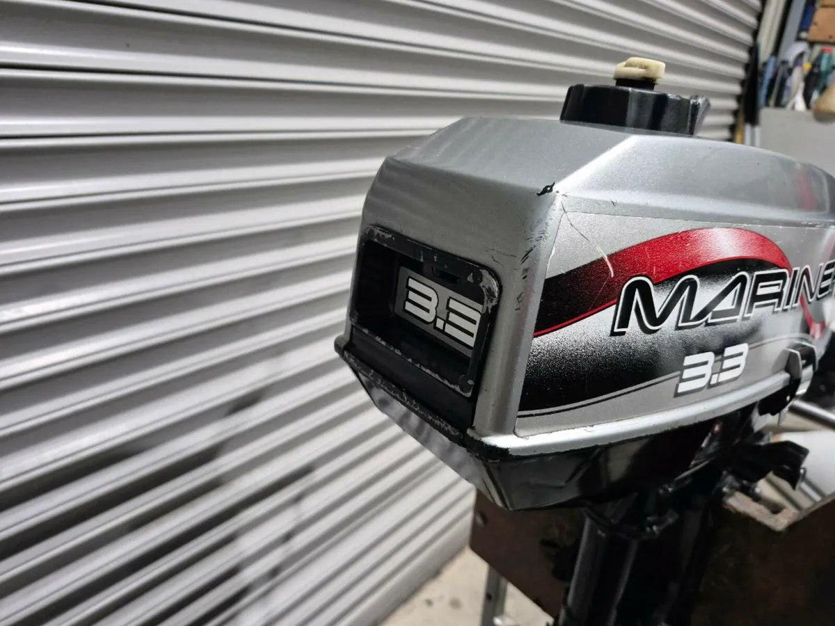 Mariner 3.3hp boat outboard motor, short shaft - Image 4