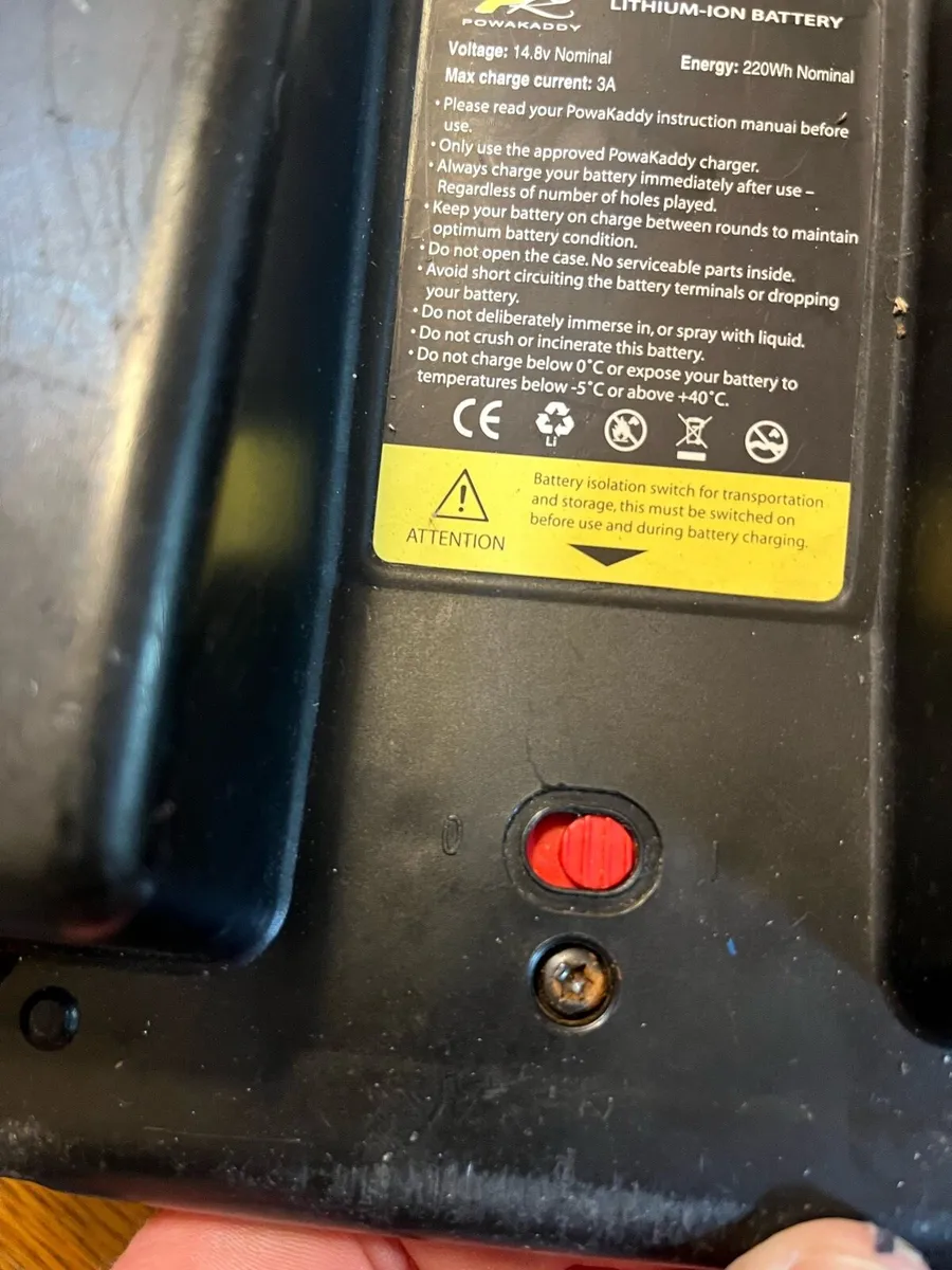 Powakaddy lithium battery choice - Image 3