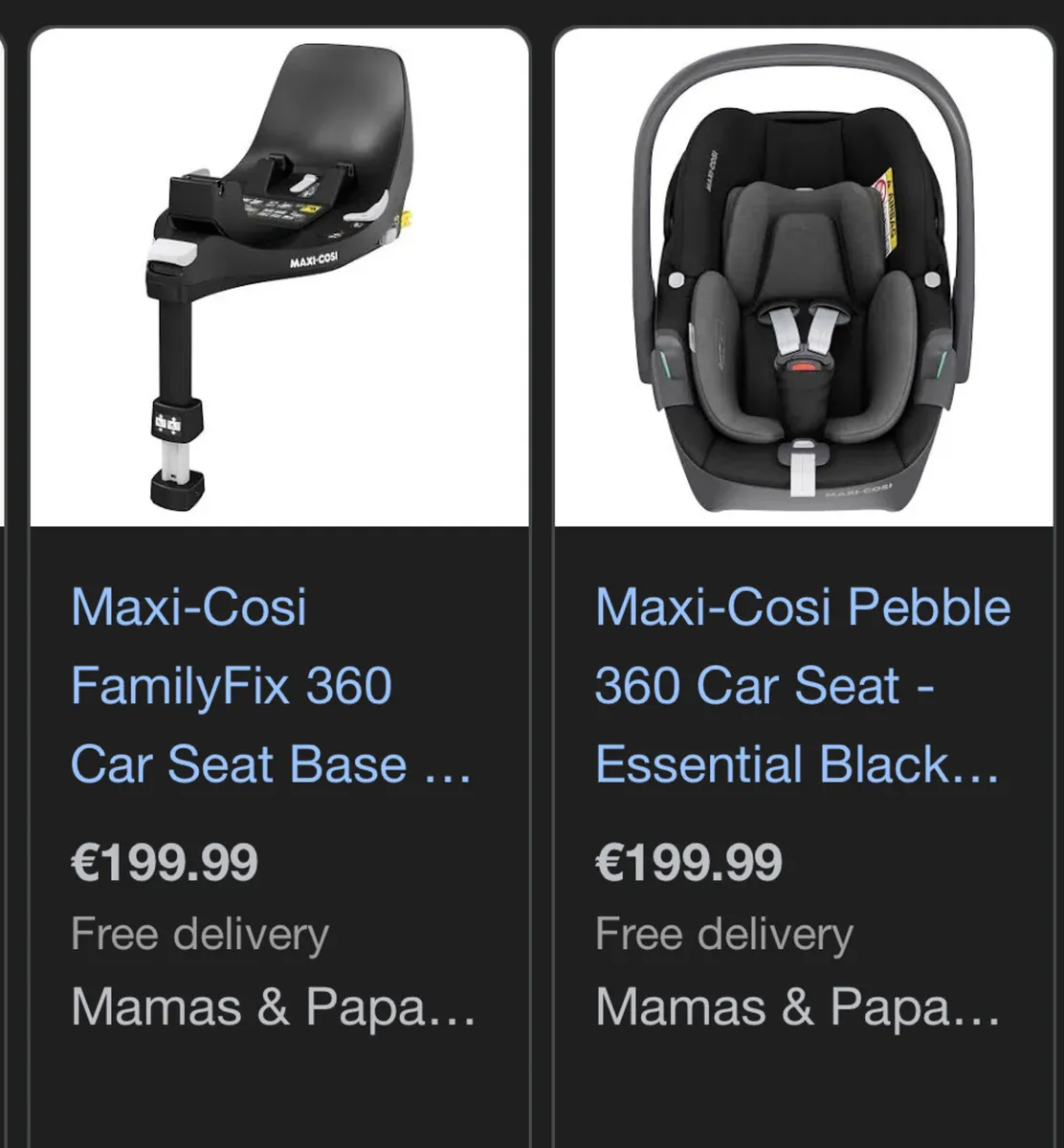Maxi Cosi Pebble 360 Car Seat and Base - Image 3