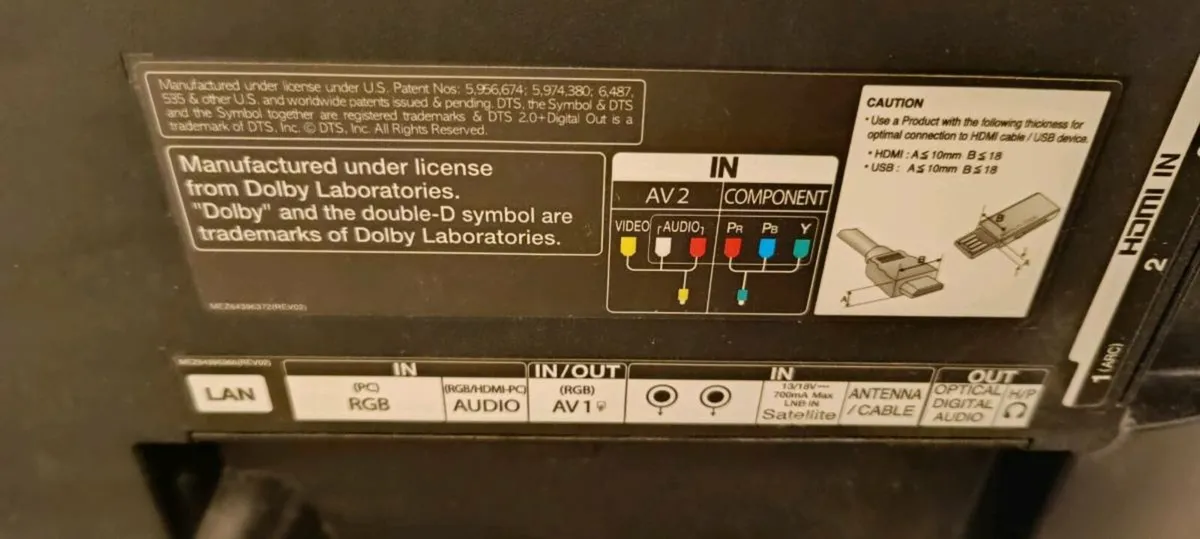 LG 43 Inch Full HD TV - Image 3