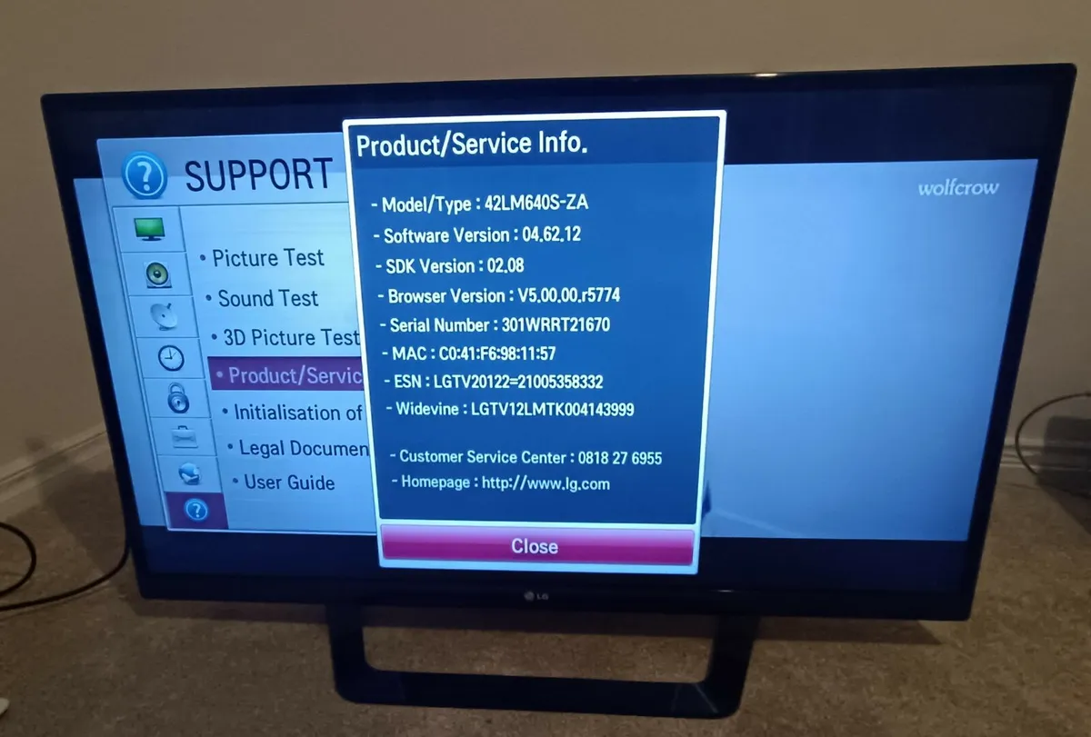 LG 43 Inch Full HD TV - Image 4