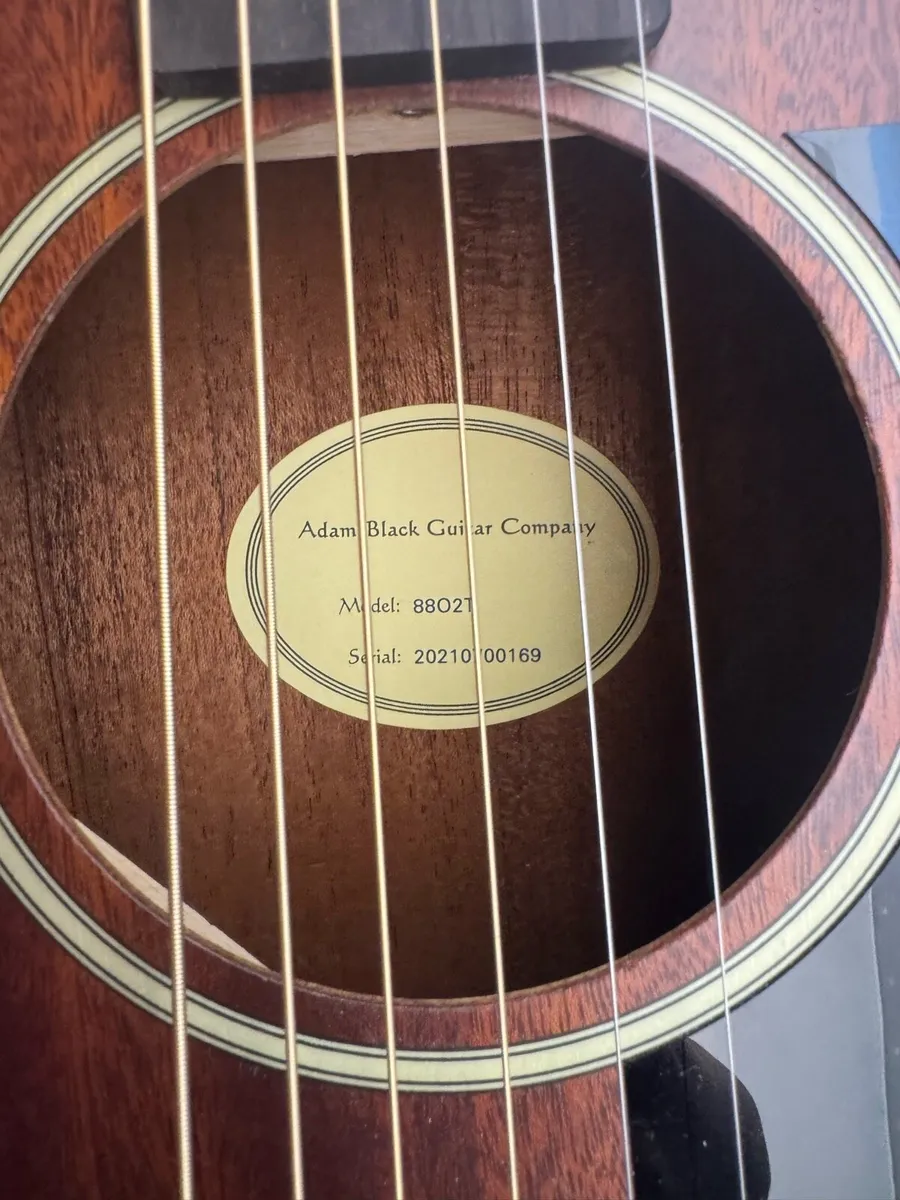 Adam Black Acoustic Guitar. Model:88O2T - Image 3