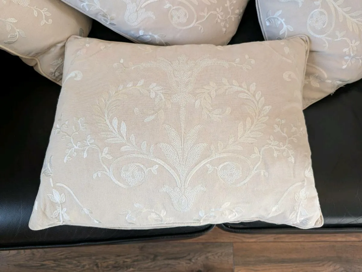 Light Grey Laura Ashley cushions - Image 2