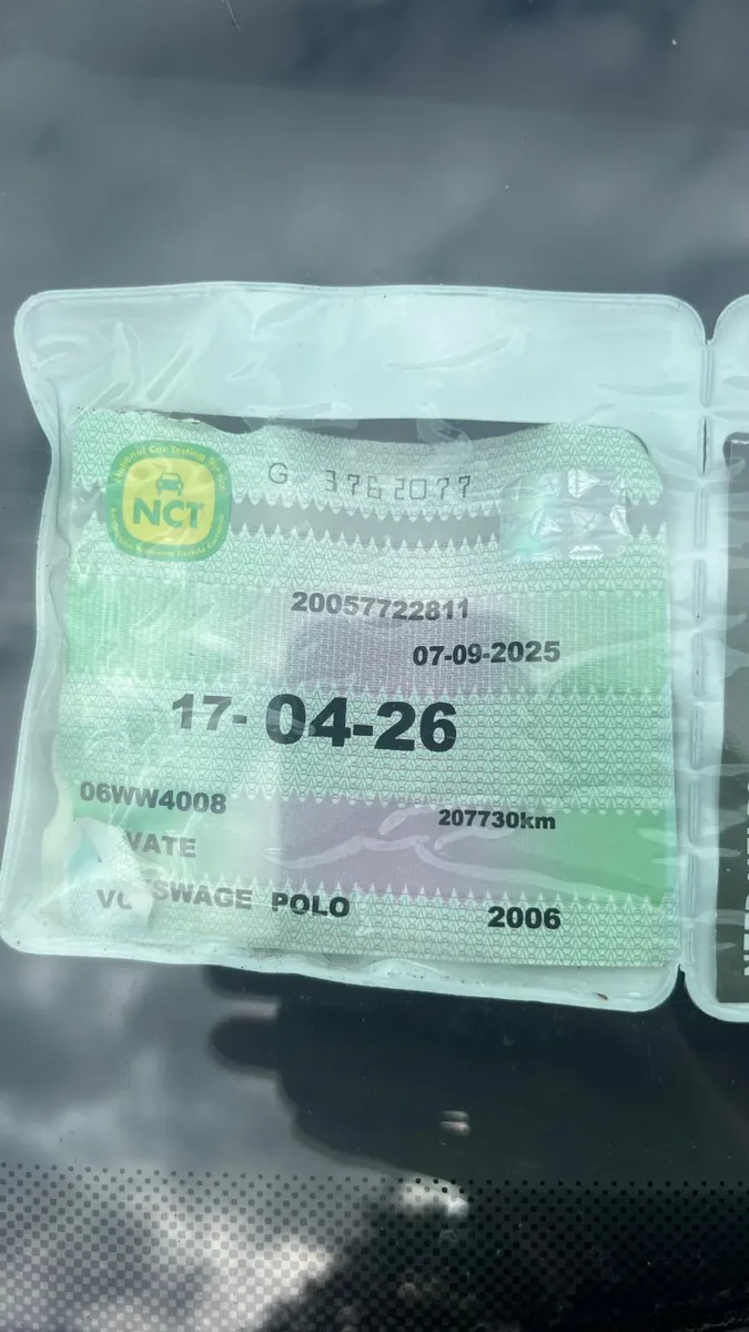 Volkswagen Polo 2006 - with valid NCT and Tax - Image 2