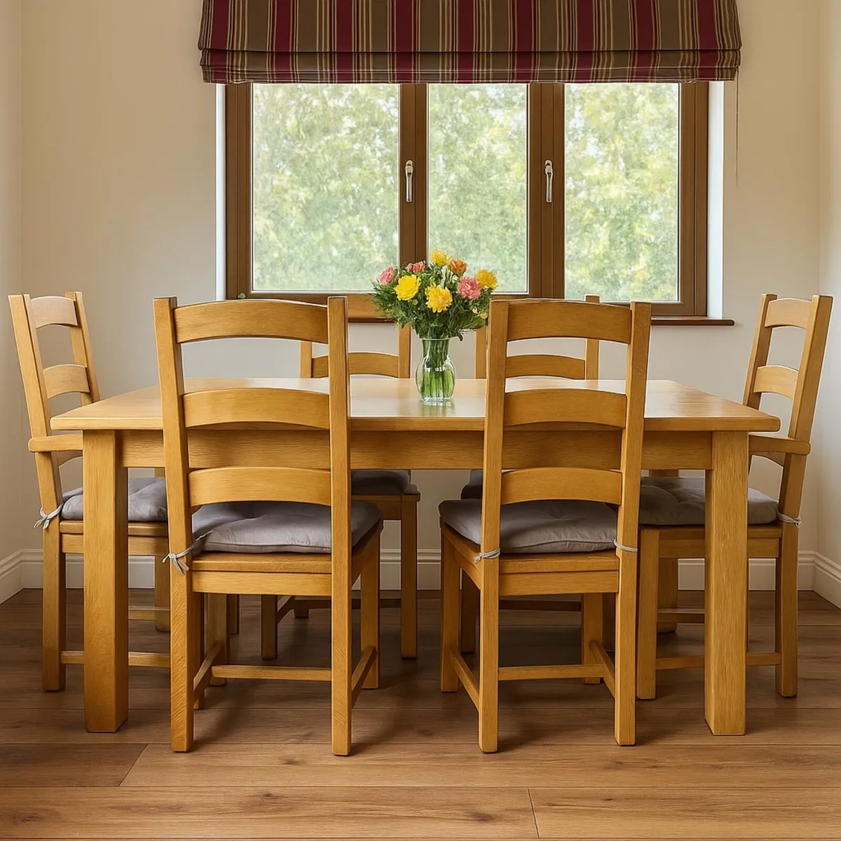 Dining Table & 6 Dining Chairs - Image 1