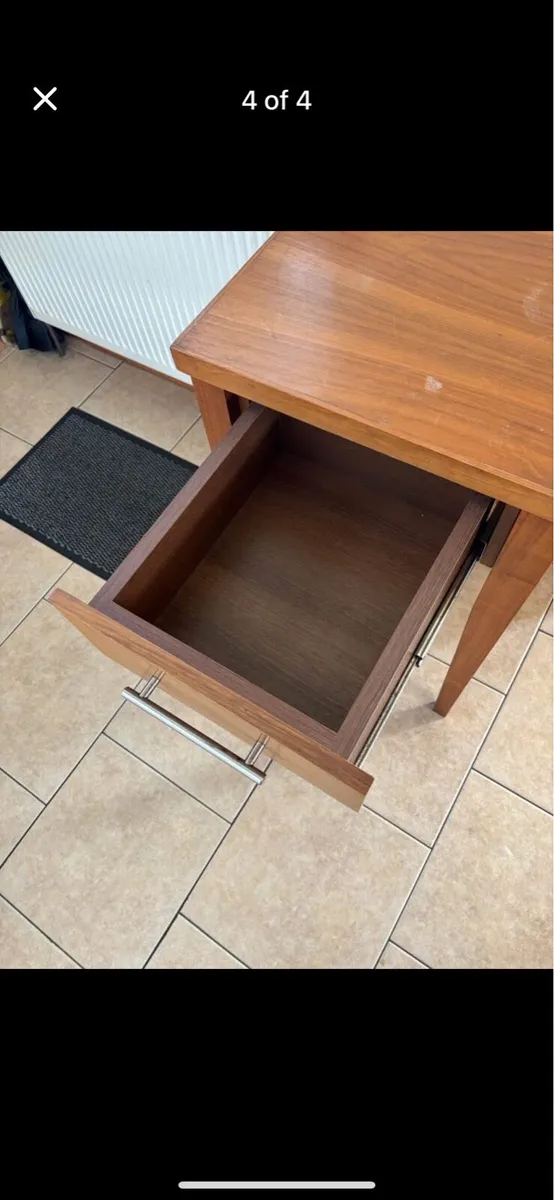2 roller drawer bedside stands - Image 4